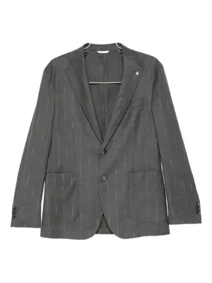 Однобортный костюм из шерстяной смеси