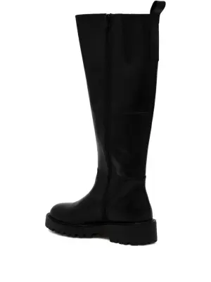 Сапоги на блочном каблуке