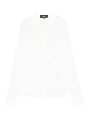 Рубашка с воротником на пуговицах