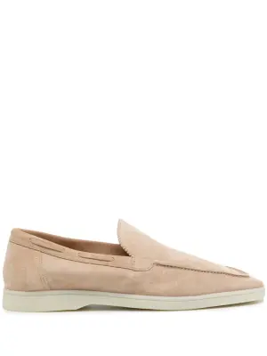 Замшевые лоферы