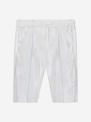 Шелковые брюки из шантунга