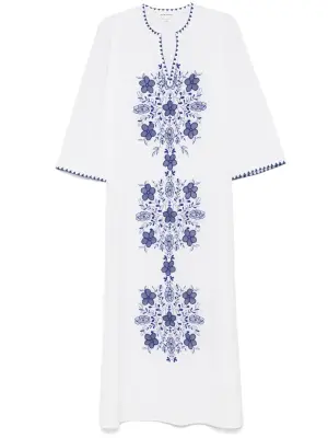 Платье миди с вышивкой Vahani