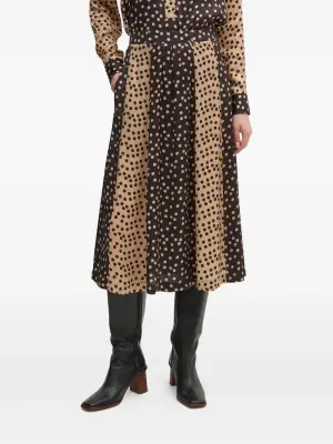 Юбка миди Jetable в горох