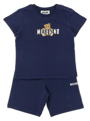 Футболка + шорты-бермуды MOSCHINO BABY 'Moschino Teddy Bear'
