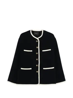 Твидовый жакет на пуговицах