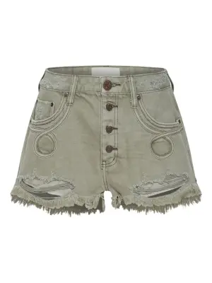 Шорты Le Wolves Le Loop с бахромой