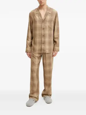 Пижама в клетку