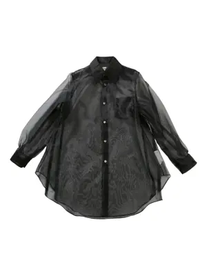 Semi-sheer shirt