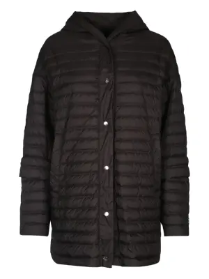 Стеганая куртка с капюшоном