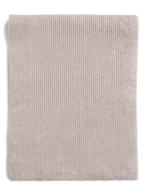 Кашемировый шарф в рубчик