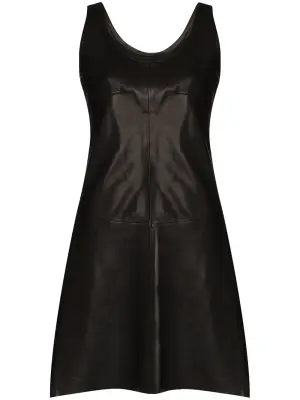 платье мини без рукавов