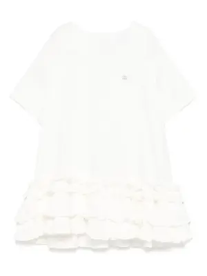 Платье с оборками