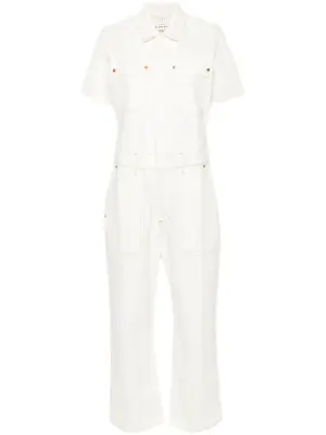 Твиловый комбинезон с короткими рукавами