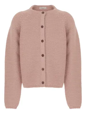 Кардиган с круглым вырезом