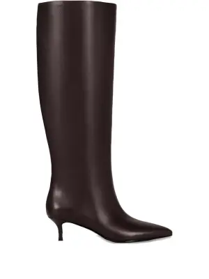 Кожаные сапоги