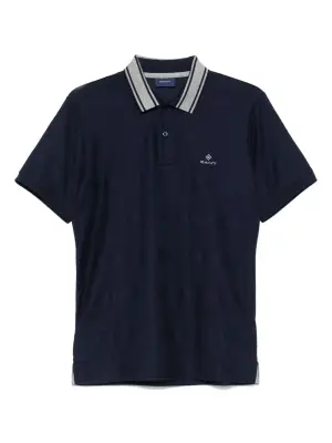 рубашка поло с вышитым логотипом