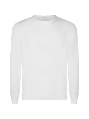 Вязаный джемпер с круглым вырезом