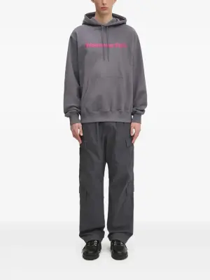 Худи с вышитым логотипом