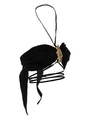 декорированный топ с вырезом халтер