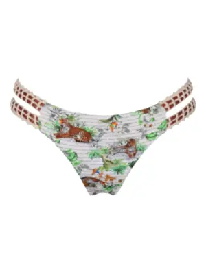 Плавки бикини с крючковым декором в стиле кучхи