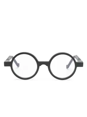 Очки в матовой круглой оправе