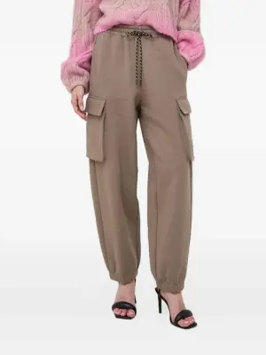 Джоггеры карго с вышитым логотипом