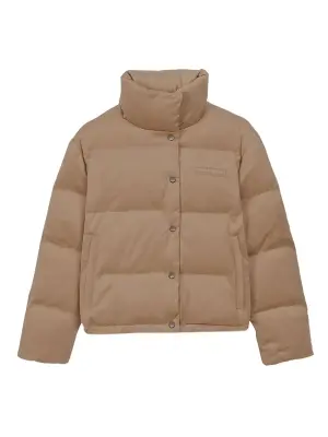 Стёганая куртка с нашивкой-логотипом