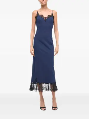 Платье миди Nadia с кружевом