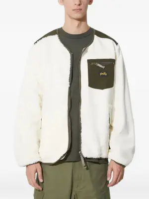 Свитер на молнии со вставками