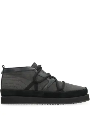 кожаные кроссовки