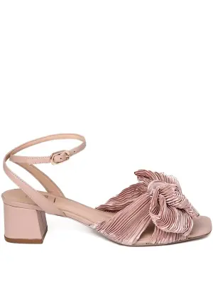 Босоножки Sunflower с плиссировкой, каблук 45 мм