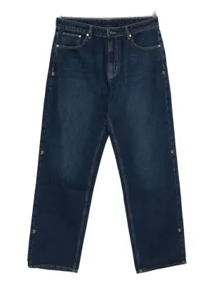 Джинсы с вышивкой