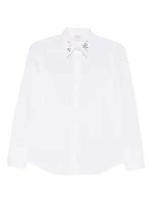 Декорированная рубашка с длинными рукавами