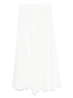 Драпированная юбка миди