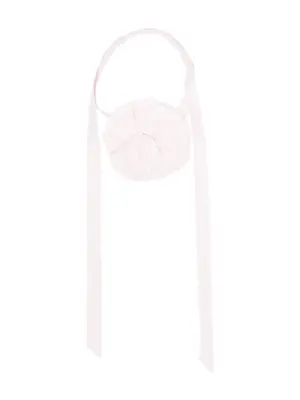 Чокер с цветочной аппликацией