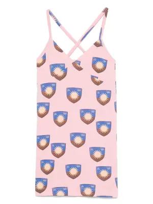 Платье с графичным принтом