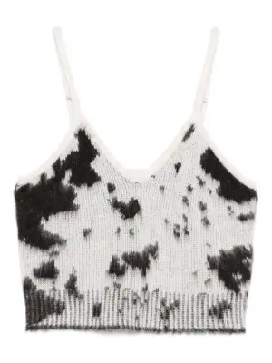 Рифленый топ-майка