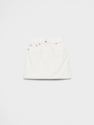 Джинсовая мини-юбка