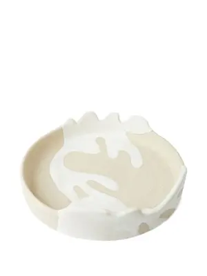 Поднос из глазурованной глины