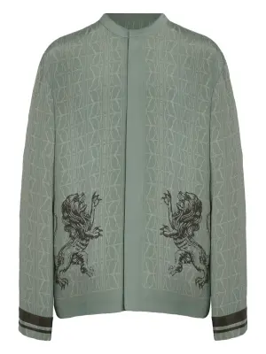 рубашка с длинными рукавами и принтом