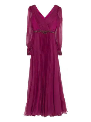 декорированное платье Michaela со складками