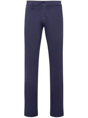 Джинсовые брюки чинос с вышитым логотипом