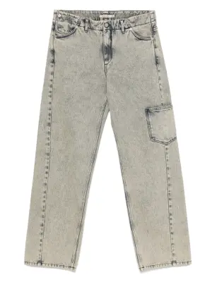 Джинсы на пуговицах