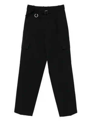 Брюки карго с поясом