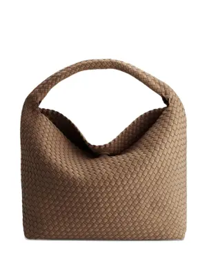 Плетеная сумка на плечо