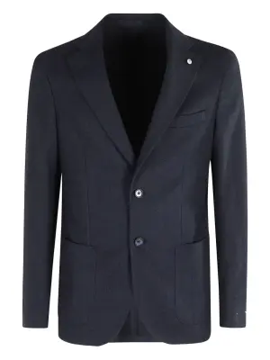 Пиджак с накладными карманами