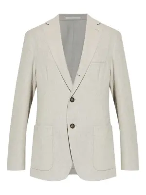 Пиджак с накладными карманами