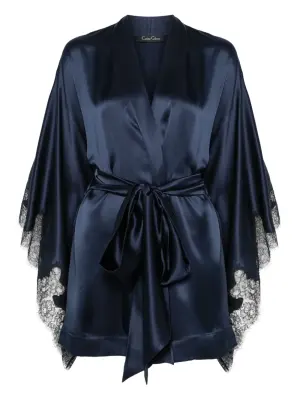 Шелковый халат