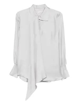 Атласная рубашка