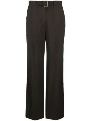 Шерстяные брюки Andie прямого кроя